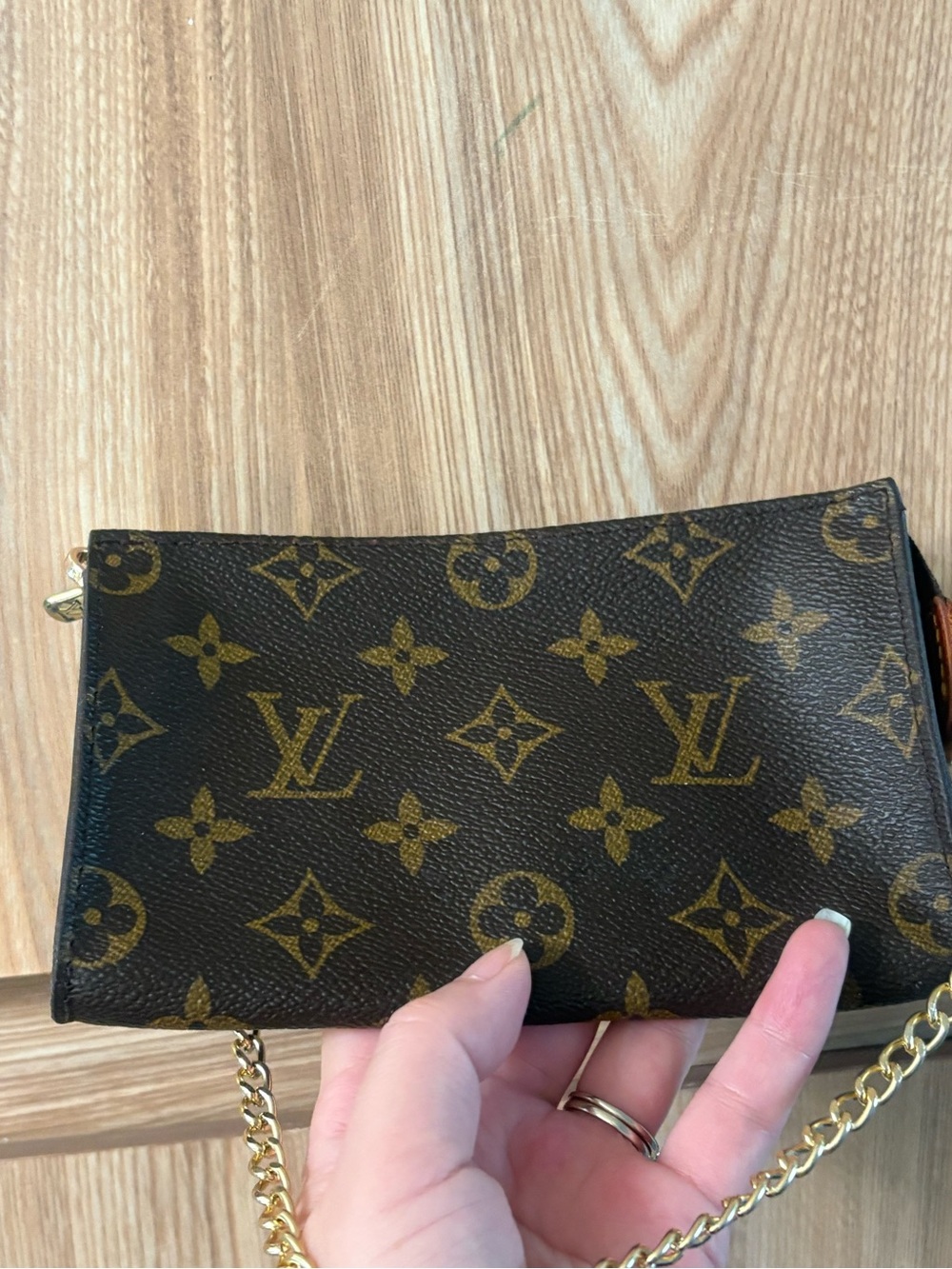 Auth LOUIS VUITTON Monogram Bucket PM Accessory Pouch - Picture 5 of 11